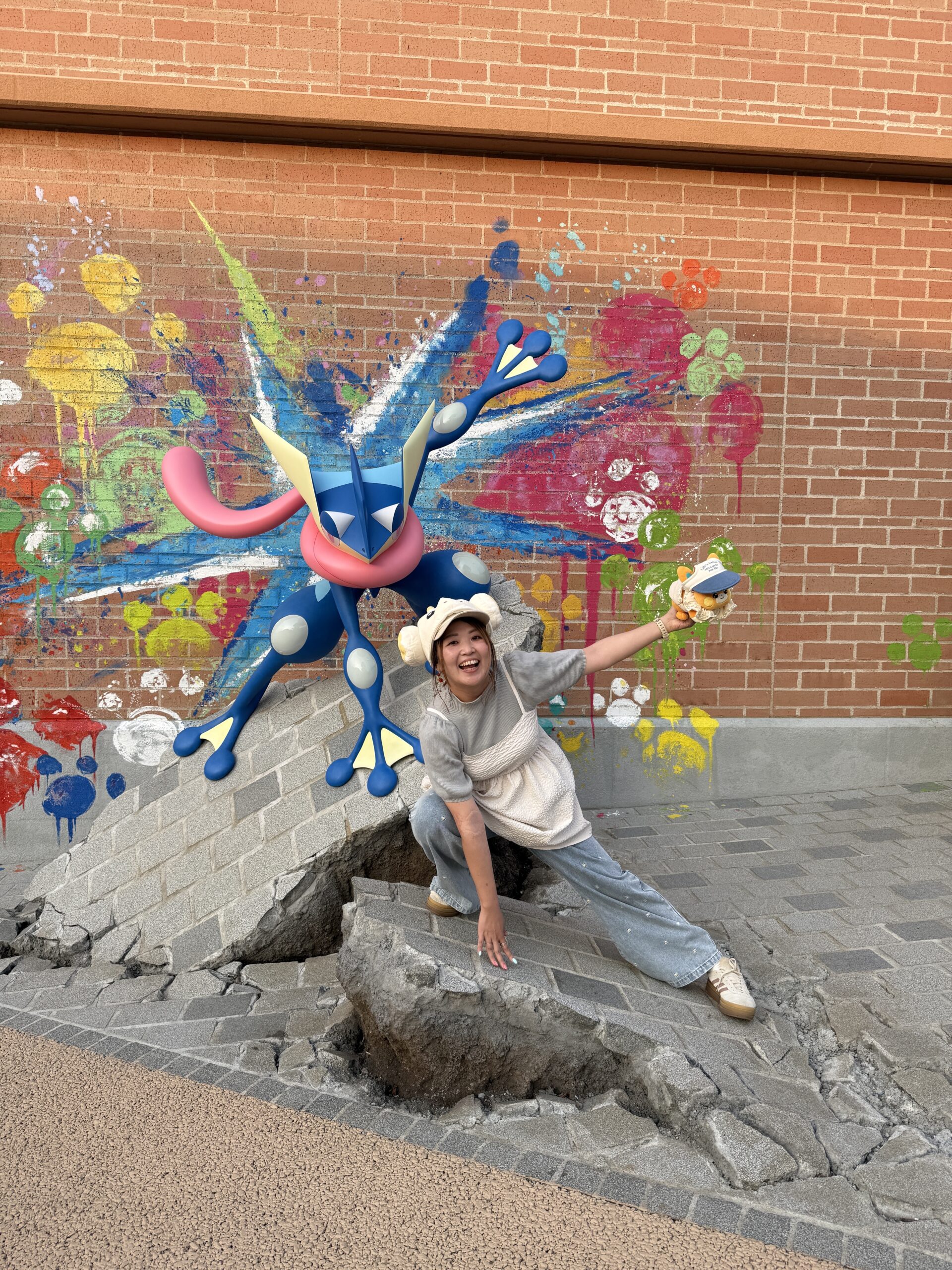ポケパークで遊んでいる写真