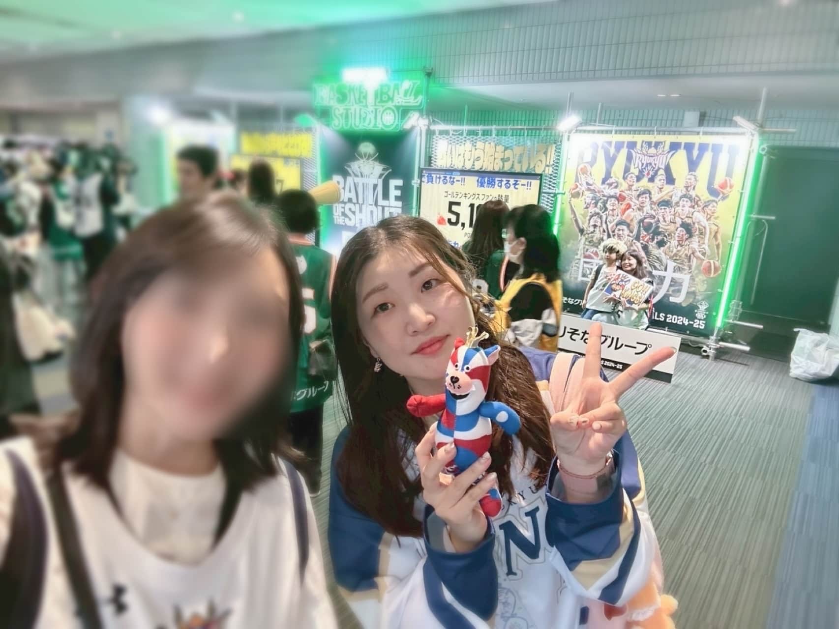 バスケの試合に行った写真